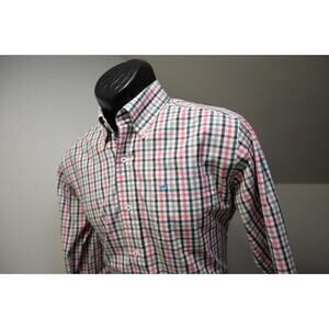 Southern Tide SkipJack Dress Shirt Plaid Classic Fit Stretch Mens Sz Small